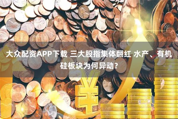 大众配资APP下载 三大股指集体翻红 水产、有机硅板块为何异动？